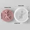 Silicone Mould for Making Angel Shaped Candle Soap and Craft with Artistic Styles