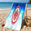 Eintracht FC Wappen Strandtuch Mikrofaser Strandtuch, Leicht und Schnelltrocknend, für Sommerreisen, Schwimmbad Fan Geburtstagsgeschenk