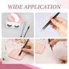Double Headed Tweezers Manicure Multifunctional Tweezers Silicone Head Press Stick Sticker Nail Art Clip Picking Tweezer Tools