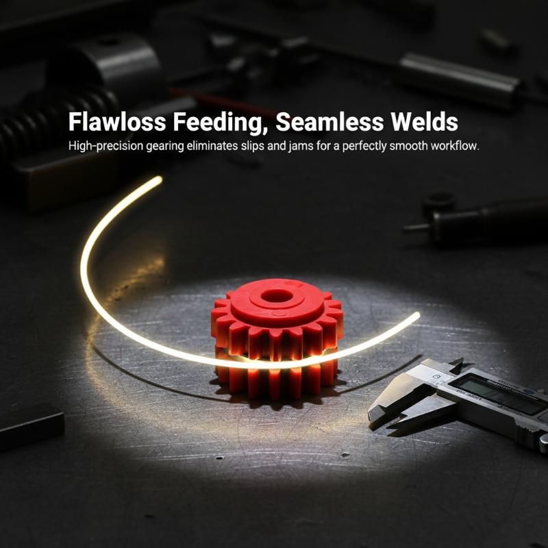New1 PCS Wire Feeding Roller V Groove 0.8-1.2mm For Wire Feeder For Welding Machine ,V Groove With Teeth