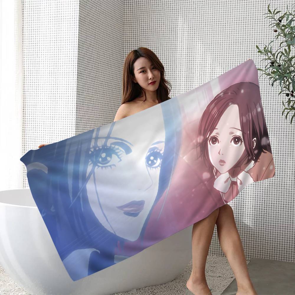 Nana Anime Microfiber Blanket Quick Drying Beach Towels Oversized Printing Super Absorbent Pool Towel Blanket
