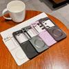 Samsung ZFlip7 Liquid Magnetic Suction Mobile Phone Case Suitable for Flip6 Metallic Skin Feeling ZFlip5 Soft Shell Tpu Full Packaging