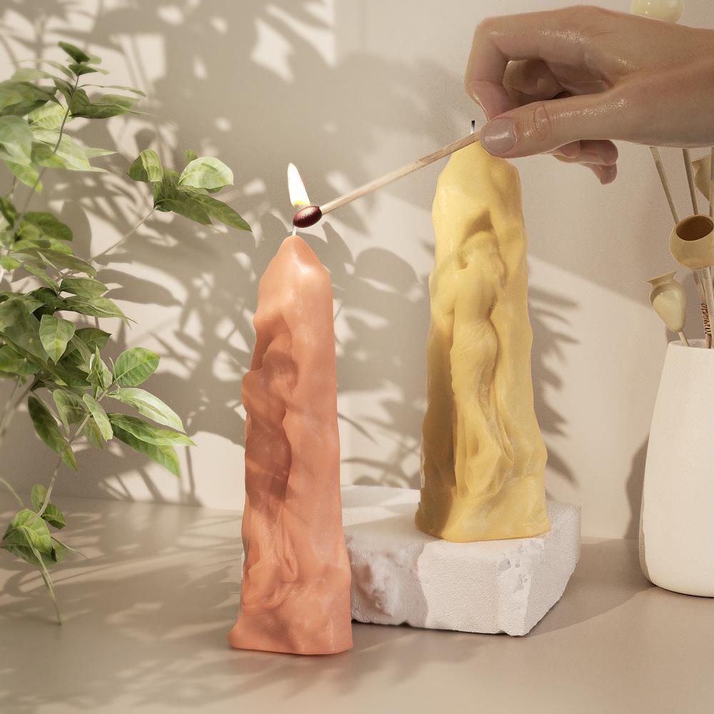 DIY Duftgips Mutter Skulptur Kerzenform - Abstrakte Silikonornamentform