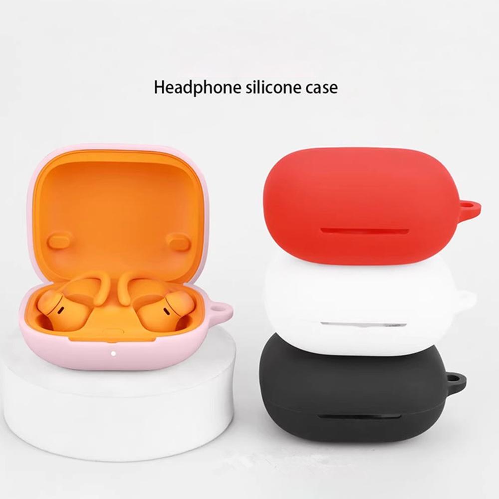 For Beats Powerbeats Pro 2 Silicone Case with Anti Lost Buckle Bluetooth-compatible Earphones Protective Cover