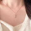 14k 18k Cognac Diamant Glow Runde Halskette