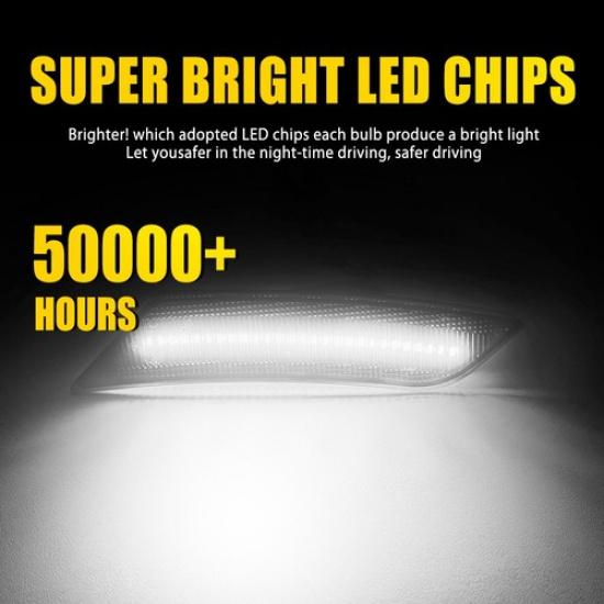 Front Side Marker Signal Light LED Fit For 13-14 Cadillac ATS 17-24 XT5 20847450