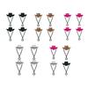 4 Pieces Cowgirl Hat Straw Ornament Cowboy Hat Straw Caps Decorations Straw