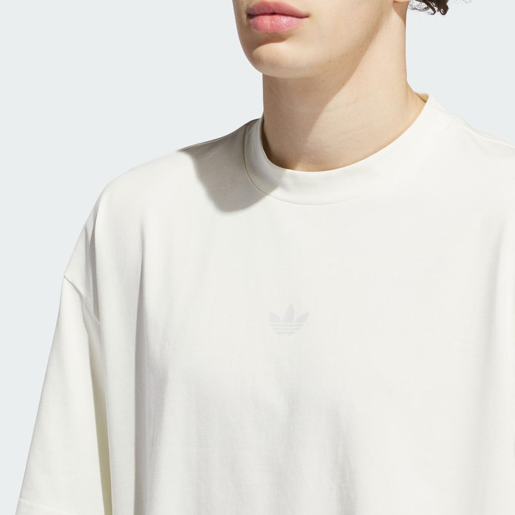 Adidas Originals Basketball Classic Tee American Retro Print Unisex Tops Ivory-White IR6383