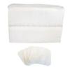 Pflege-Wattepads 100% Baumwolle 8x7,5cm Beutel à 200 Stück - GLOBAL NET - 990354