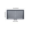 Non-slip Drainage Mat Silicone Sink Placemat Creative Dish Drying Mat  for Kitchen Utensils