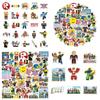 50pcs Colorful Roblox Stickers Waterproof For Diy Laptop Skateboard And Luggage