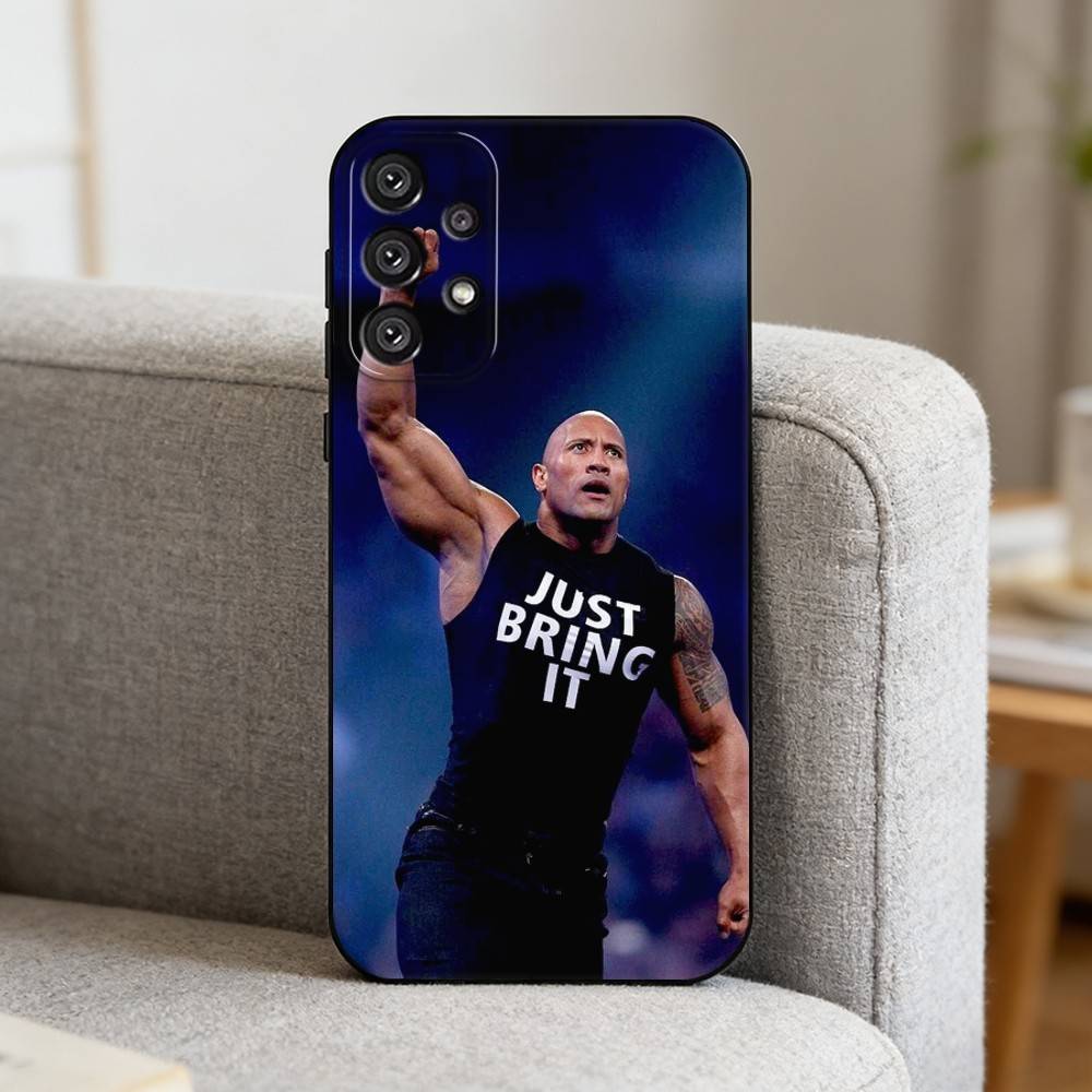 The Rock D-Dwayne Johnson-DJes Phone Case For Samsung S25,S24,S21,S22,S23,S30,Ultra,S20,Plus,Fe,Note,10,9,5G Black Cover