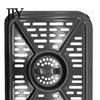 Aluminum Crisper Plate for Dual Zone Air Fryer Grill Pan, Nonstick Durable Grease Tray, with Rubber Pan Ninja Foodi Pad, Heat Circulation Replacement