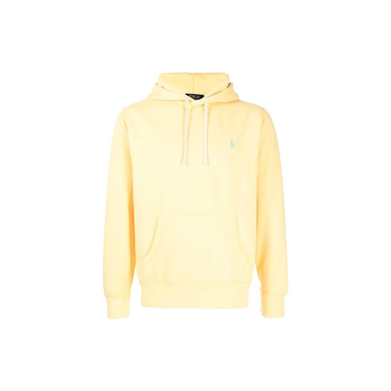Polo Ralph Lauren Ss23 Логотип Вышитый Завязка Толстовка Мужские толстовки Желтый 710766778-049 S 13598₽