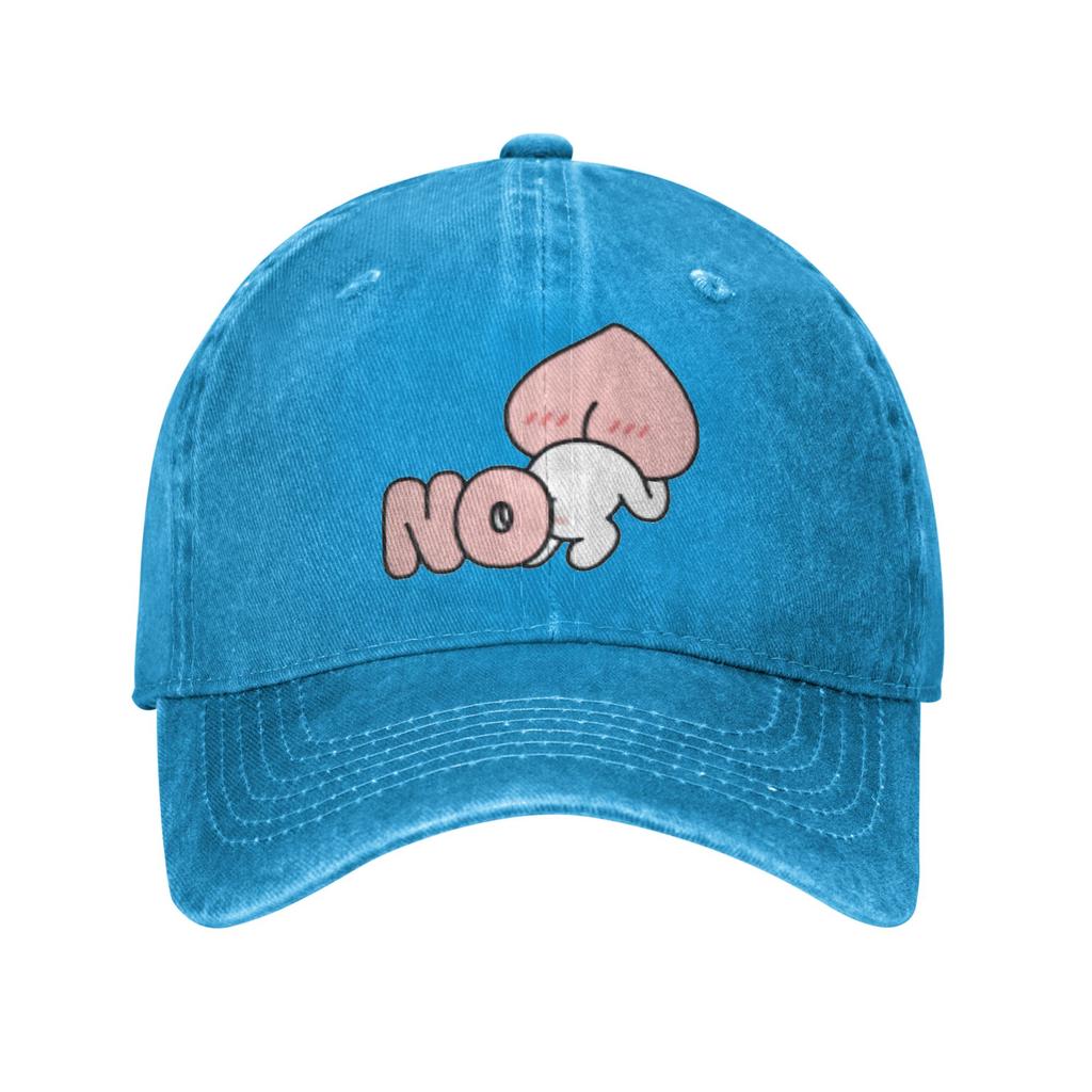 Washed Baseball Cap Apeach Kakao Friends Summer Trucker Hat For FeUnisex Unisex  Streetwear Outdoor Gym Sun Snapback Cap