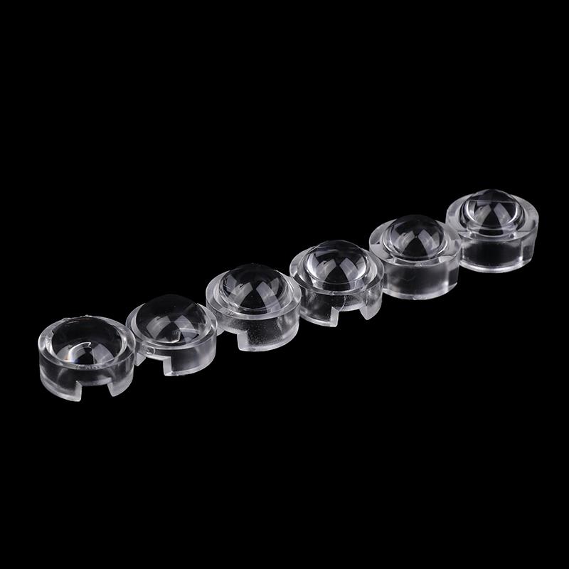 10Pcs 13Mm Led Lens 1W 3W 5W High Power Lights Lense 15 30 45 60 90 100 Degree Pmma Smooth Face For Infrared Monitor Cctv