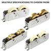Upgrades Window Rollers Sliding Window Pulleys Steel/Nylon Window Glider Rollers Simple Installation for Sliding Doors