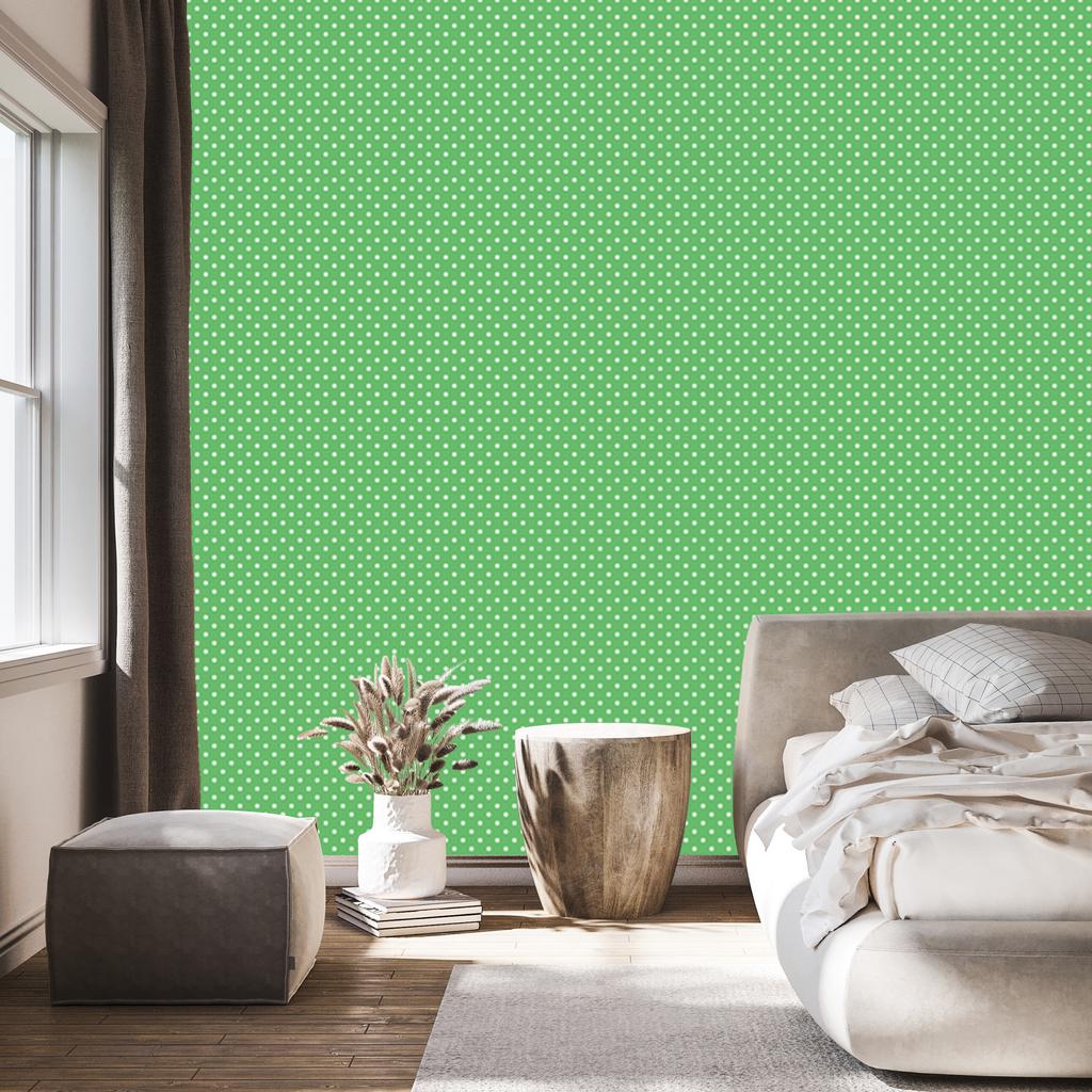 Green Dots Wallpaper for Living Room and Bedroom 50x1000