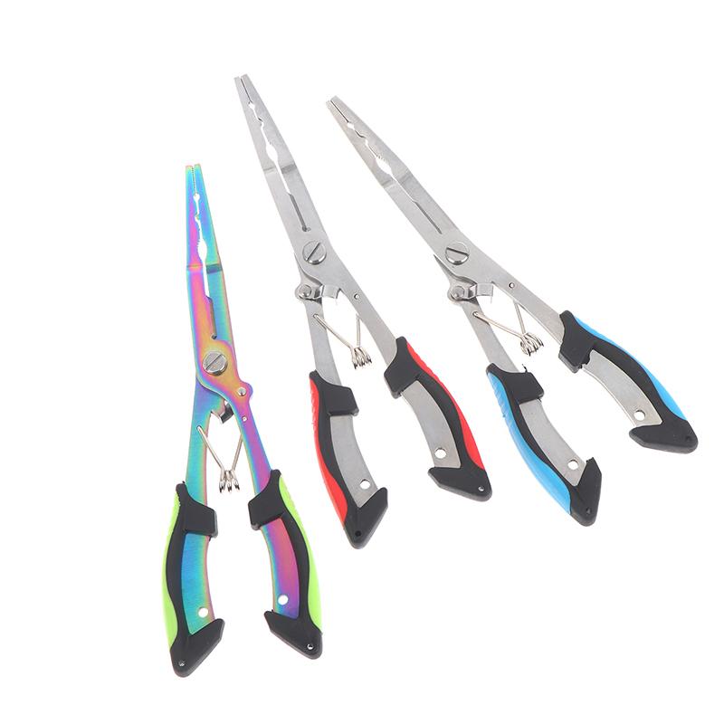 Multi-Functional Fish Pliers Ergonomics Anti-Slip Cut Fishing Line Fishing Tied Hooks Pliers Outdoor Tools Line Cutter