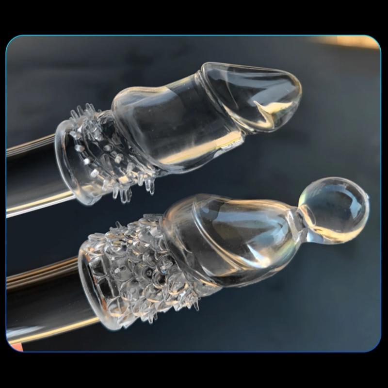 Delayed Ejaculation Adult Sexual Products Desensitized Particles, Glans Covering, Penis Enlargement and Thickening 2 Pcs