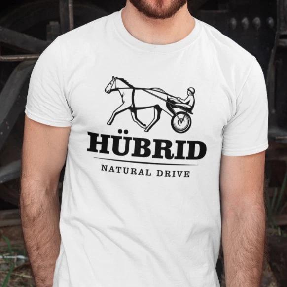 Men s and Women s T-shirts Hübrid Hü Brid Hybrid Horse Car Said Climate e-Car Funny S