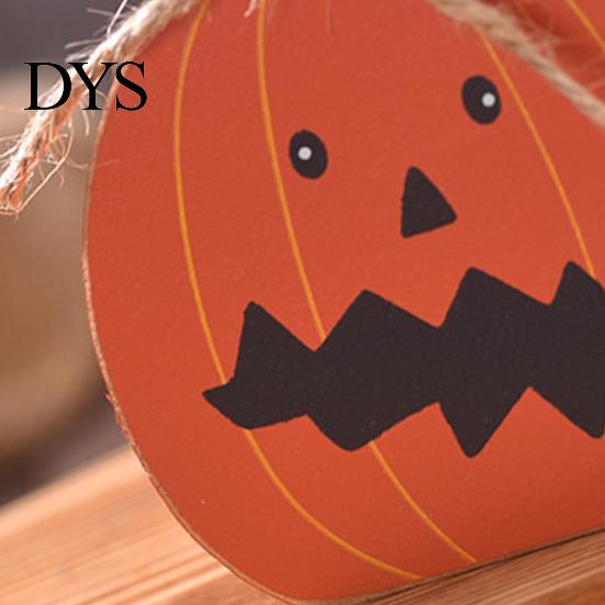 Seasonal Room Decor 3 Pcs Halloween Indoor Table Decoration, Cute Ghost Wooden Sign with Jute Rope, Rustic Ornaments Farmhouse BOO Block for
