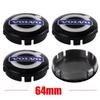 Para Volvo Xc60 Xc90 V40 V60 S60 V50 4 Piezas 64MM Estilo de Coche Tapas Centrales de Rueda Cubierta de Neumático de Coche Accesorios de Decoración Exterior