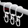 50Pcs S Shape Curtain Rails Gliders Hooks Sliders Clip Set for Easy Glides and Stability In Bedroom and Living Room