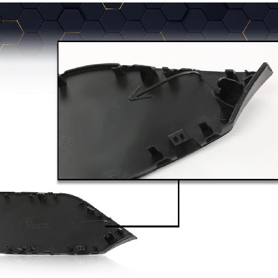 PIT66 Front Bumper Tow Hook Cover Compatible with 2017 2018 2019 2020 Nissan Rogue 622A0-6FL0H