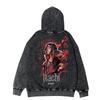 Naruto Vintage Oversized Hooded Jacket - Japanese Anime Style (Autumn/Winter)