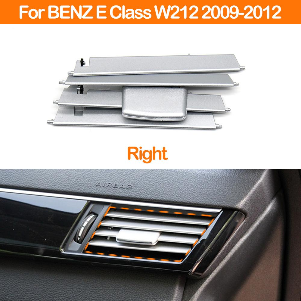 Front Dash Air Conditioner AC Vent Outlet Grille Slider Knob Repair Kit For Mercedes Benz E Class W212 2009-2012 E250 E300 E350