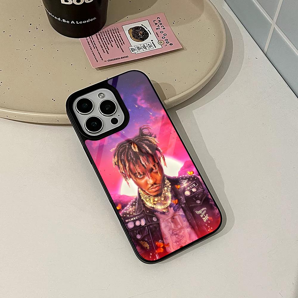 Rapper 999 J-Juice W-WRLD Phone Case for Iphone 17 16 15 14 Air 13 12 11 Pro Max Mini Plus Fundas Shell PC+TPU Cover