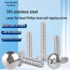 304 Stainless Steel Rust-Proof Phillips Pan Head Self-Tapping Screws M1.7-M6