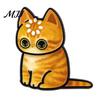 Cartoon Cat Jewelry Brooch Pin for Clothing, Enamel Kitten Alloy Badge Decorative Clothing Pin, Backpacks Hats Scarves Accessory, Gift Lovers Backpack