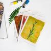 BuzzBright Gel Printing Plate kit, Complete Printmaking Set with 5”X7” Gelatin Plate, Brayer, Printmaking Paper, Acrylic Paint and Essential