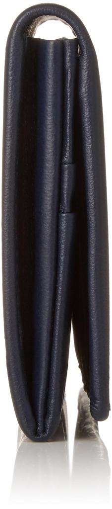 Takeo Kikuchi Men's Long Bifold Wallet, No Coin Purse, Morbido Series, Navy