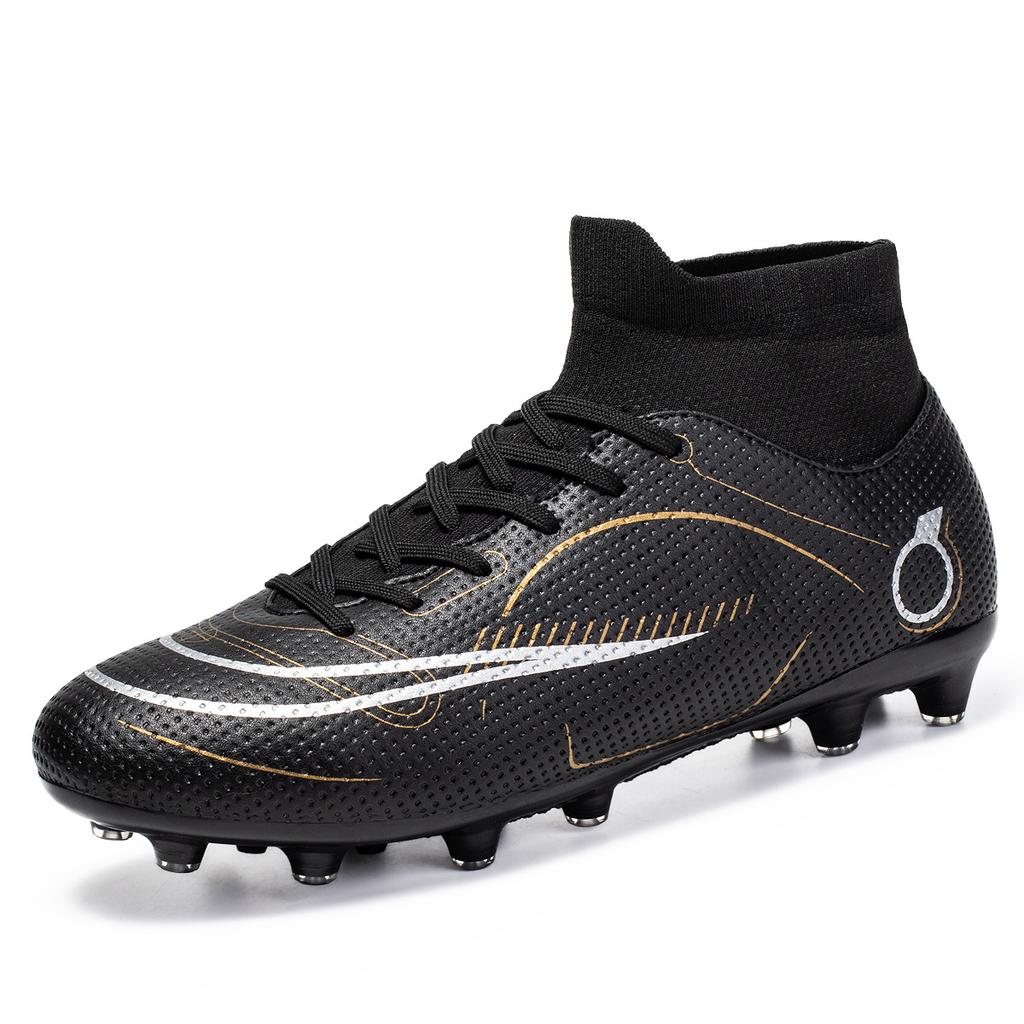 High top breathable outdoor men's football shoes professional children's men's football shoes long nails women's broken nails football shoes