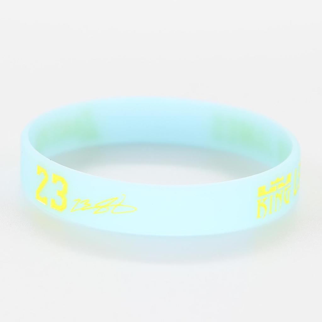Thickened Luminous NBA Basketball Silicone Wristband: Harden, LeBron, Curry, Irving Edition