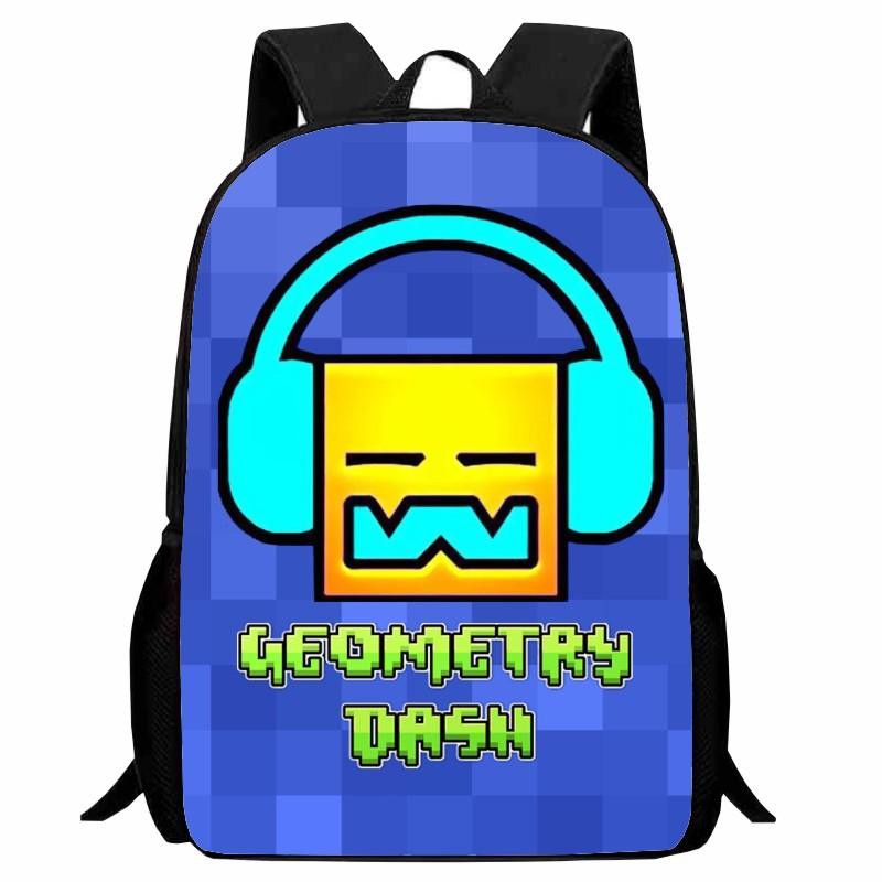 Geometry Dash Schülerrucksack Geometry Sprint Rucksack Leicht 12. Klasse Männlich und Weiblich