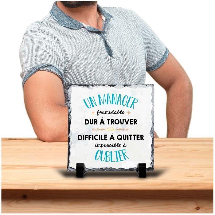 Frame a Manager Impossible To Forget Formidable White In Slate | Office Idea Gift Work Colleague