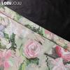 1PC LOZUJOJU European Pastoral Style Oil Painting Rose Print Curtain Full Blackout Curtains for Bedroom Living Room Balcony Window for Home Decor