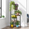 Tribesigns Flower 5 Flower Indoor Plant Bonsai Potted Plant Made of Width 50 X Depth 50 X Height 103cm Stand, Tier, Stand, Rack, Stand, Shelf, Wood,
