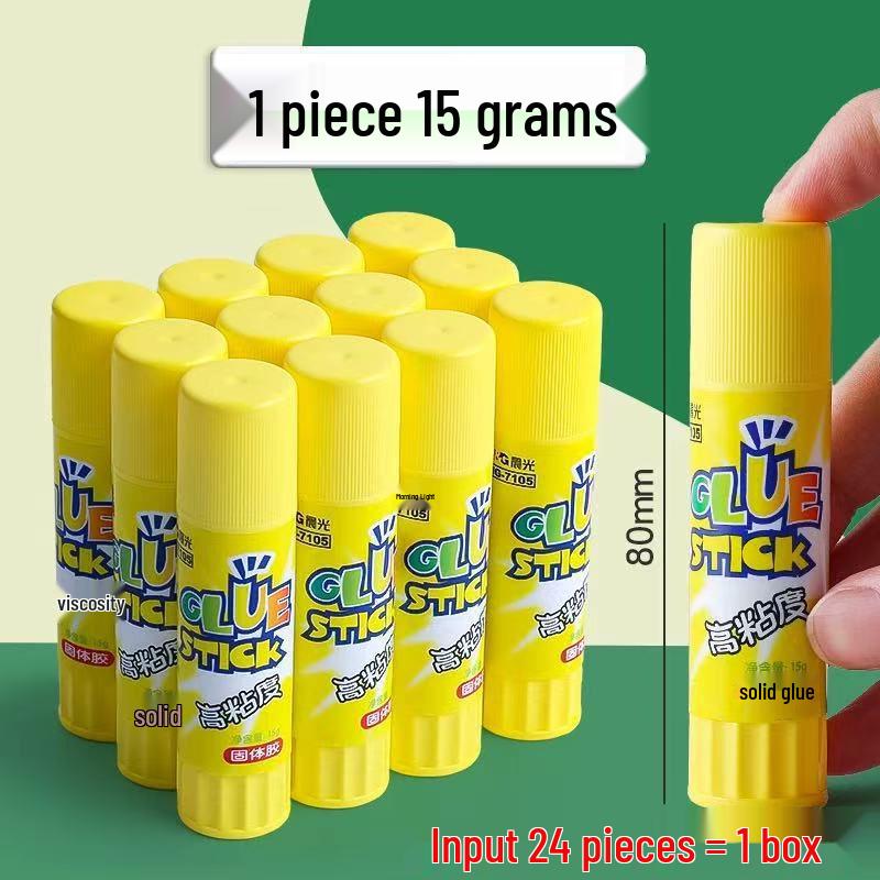 Chen & Guang Multi-functional High Viscosity Solid Glue Stick, 21g - Ideal for Student Crafts and Office Use