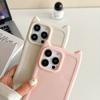 Cute Cartoon 3D Cat Ear Glossy Silicone Soft Case For iPhone 15 Pro Max 11 13 14 Plus Candy Thickened Bumper Shockproof Cover