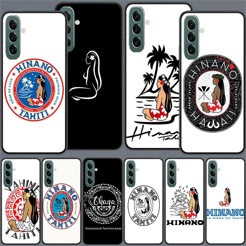 H-Hinano Tahiti Girl Beach Phone Case for Samsung A54 A14 A24 A34 A17 A37 A57 A55 A35 A25 A15 A07 A05S A04S A12 A22 A32 A52S A72
