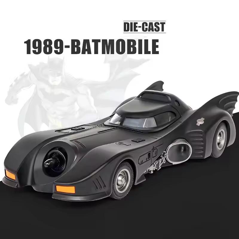 

1:18 Simulation 1 to 24 Batmobile alloy car model ornament toys чёрный