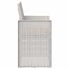 Garden Dining Chairs 2 pcs White and Taupe PP