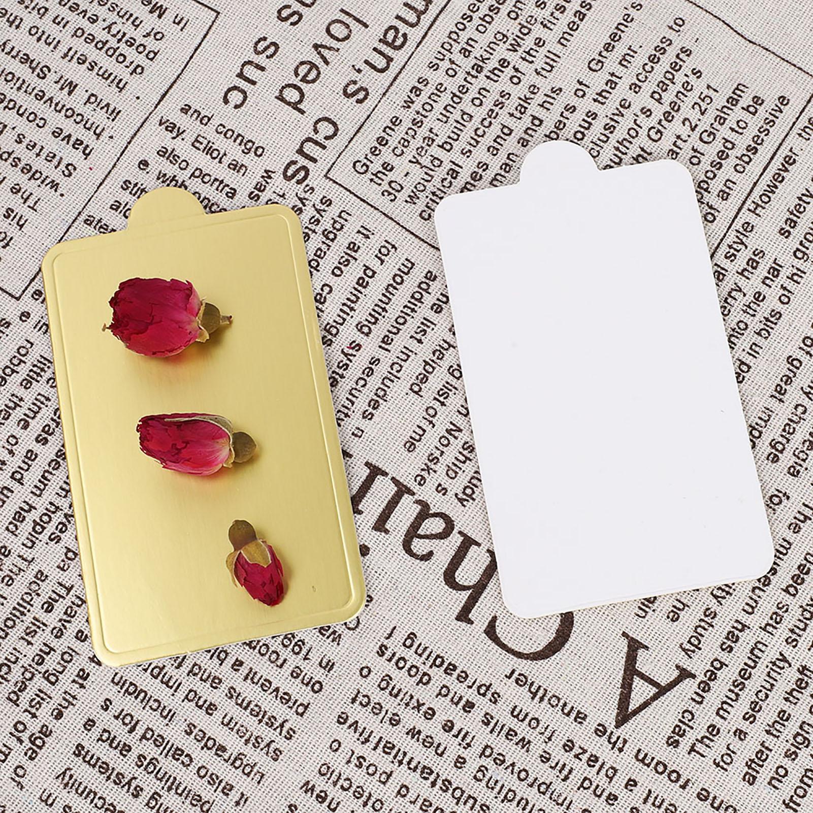 

100 PCS Mousse Cake Boards Gold Paper Cupcake Dessert Displays Tray Wedding Birthday Cake S