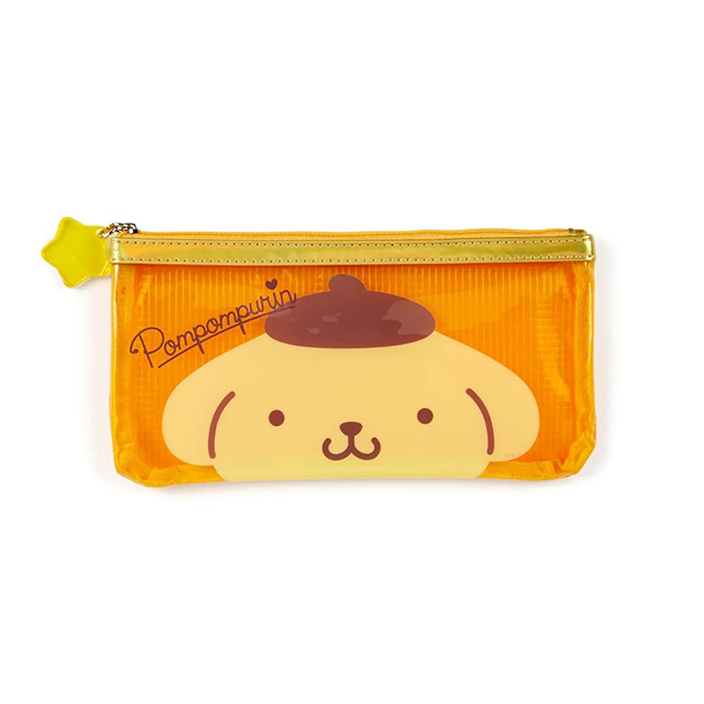 Sanrio Pompompurin Pen Case 582832 (Face) оранжевый