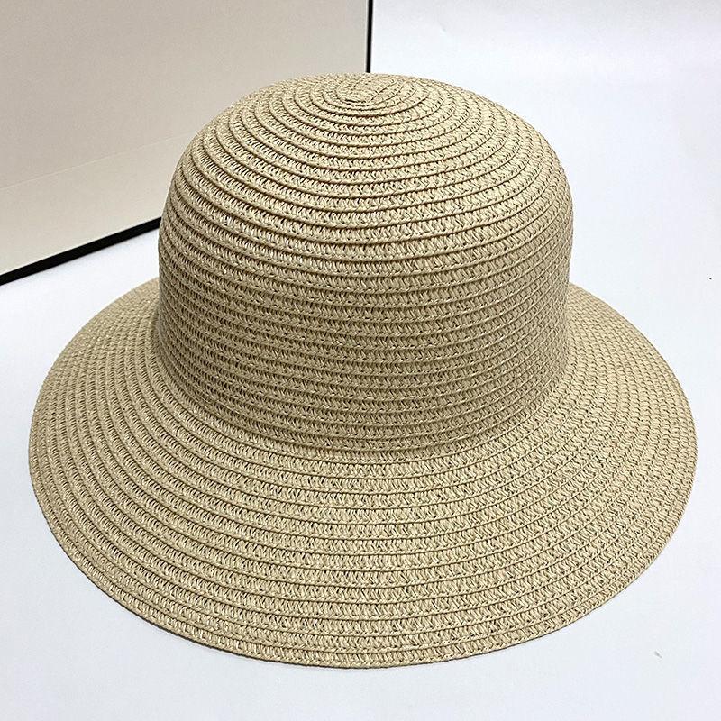 

Straw hat girl summer summer sun hat UV protection versatile sun hat beach hat tide default size